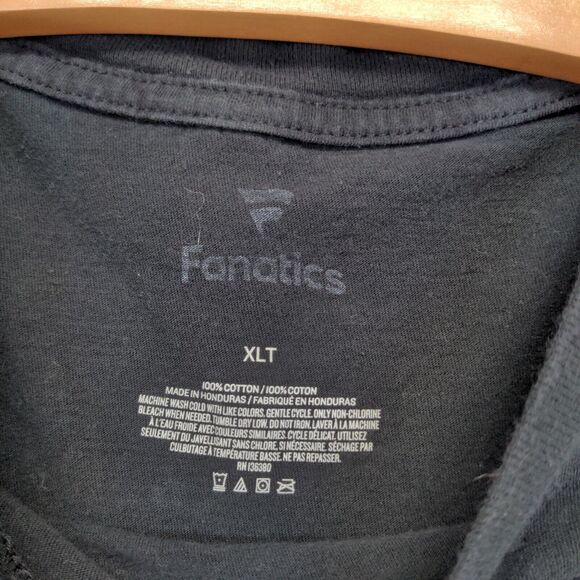 Fanatics Men's Purdue Boilermakers T-Shirt Black XLT Short Sleeve 100% Cotton - Picture 8 of 11